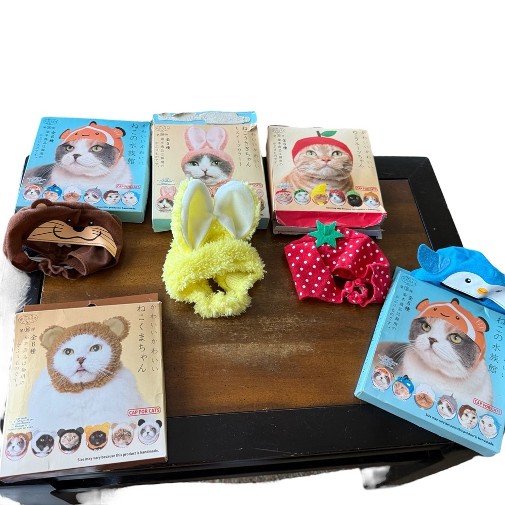 Cat Hats 5 Asian cat hats costumes holidays